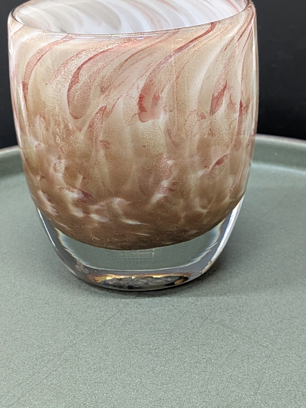 Glassybaby "Over The River" Tealight Holder - Hand-Blown Glass